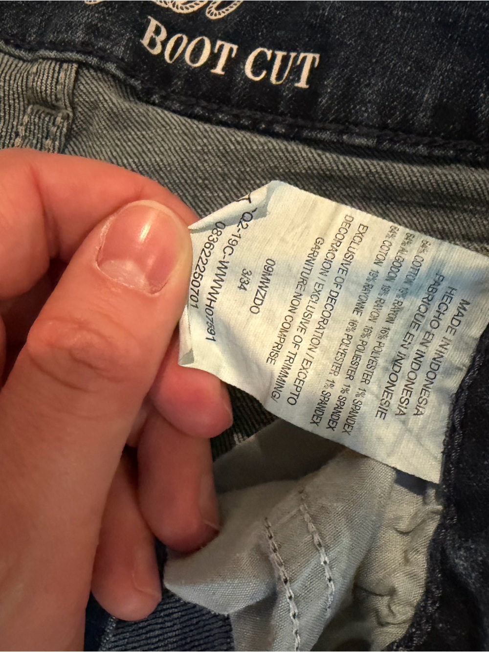 Wrangler Women's Dark Blue Bootcut Jeans - Picture 3 of 3